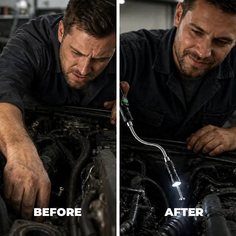 Extendable Car Repair flashlight