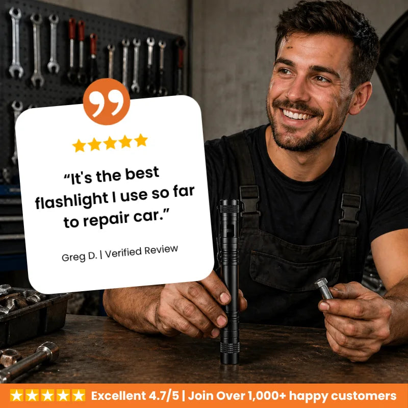Extendable Car Repair flashlight